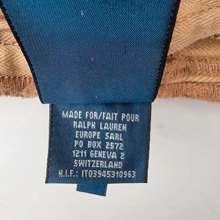 Immagine di BNWT Ralph Lauren Women's Size W26" L30" Beige Skinny Fit Ranger Wash Jeans 8